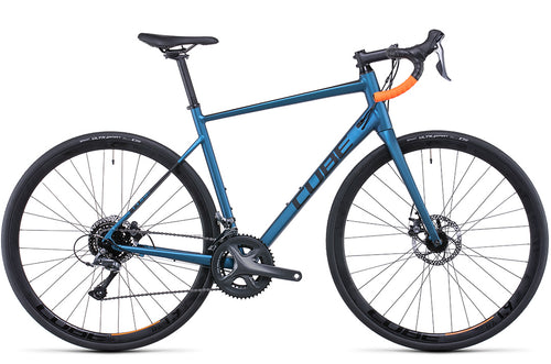 Bicicleta Cube Attain Atlanticblue N' Orange talla 50 2022